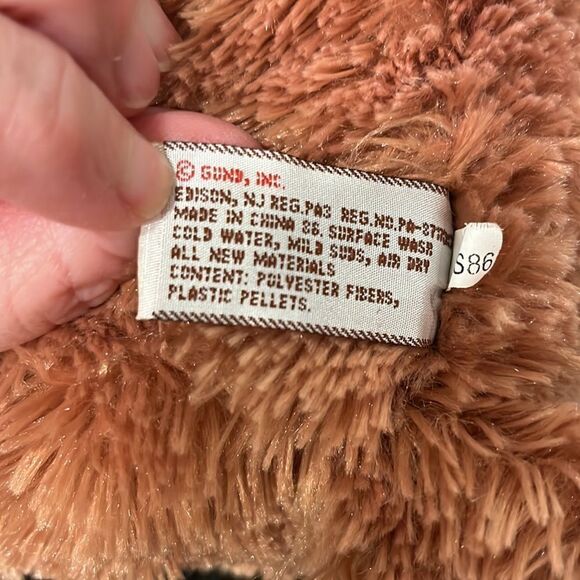 Gund Bear Vintage Plush Christmas Pals Large 16” Stuffed Animal Xmas Tr… - Picture 6 of 6